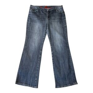 Ooh La La Bootcut Jeans Dark Wash Denim Comfort Stretch Womens Size‎ 16